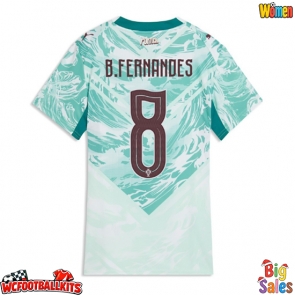 Portugal Bruno Fernandes #8 Replica Away Stadium Shirt for Women World Cup 2026 Short Sleeve